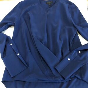 Rag & Bone Max Blouse Blue